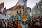 27.06.2026,  Frundsbergfest Mindelheim 2026, ein bekanntes Historisches-Fest im Unterallgäu mit tausenden Mitwirkenden. Die Kreisstadt Mindelheim kehrt für eine Woche ins Mittelalter zurück und feiert ihre historische Geschichte. Stimmungsvolles Altstadtfest und Lagerleben in den Gassen und Strassen. Fahnenschwinger Sbandieratori Sansepolcro, aus Italien am Marienplatz