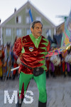 27.06.2026,  Frundsbergfest Mindelheim 2026, ein bekanntes Historisches-Fest im Unterallgäu mit tausenden Mitwirkenden. Die Kreisstadt Mindelheim kehrt für eine Woche ins Mittelalter zurück und feiert ihre historische Geschichte. Stimmungsvolles Altstadtfest und Lagerleben in den Gassen und Strassen. Fahnenschwinger Sbandieratori Sansepolcro, aus Italien am Marienplatz