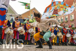 27.06.2026,  Frundsbergfest Mindelheim 2026, ein bekanntes Historisches-Fest im Unterallgäu mit tausenden Mitwirkenden. Die Kreisstadt Mindelheim kehrt für eine Woche ins Mittelalter zurück und feiert ihre historische Geschichte. Stimmungsvolles Altstadtfest und Lagerleben in den Gassen und Strassen. Fahnenschwinger Sbandieratori Sansepolcro, aus Italien am Marienplatz