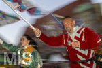 27.06.2026,  Frundsbergfest Mindelheim 2026, ein bekanntes Historisches-Fest im Unterallgäu mit tausenden Mitwirkenden. Die Kreisstadt Mindelheim kehrt für eine Woche ins Mittelalter zurück und feiert ihre historische Geschichte. Stimmungsvolles Altstadtfest und Lagerleben in den Gassen und Strassen. Fahnenschwinger Sbandieratori Sansepolcro, aus Italien am Marienplatz