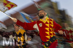 27.06.2026,  Frundsbergfest Mindelheim 2026, ein bekanntes Historisches-Fest im Unterallgäu mit tausenden Mitwirkenden. Die Kreisstadt Mindelheim kehrt für eine Woche ins Mittelalter zurück und feiert ihre historische Geschichte. Stimmungsvolles Altstadtfest und Lagerleben in den Gassen und Strassen. Fahnenschwinger Sbandieratori Sansepolcro, aus Italien am Marienplatz