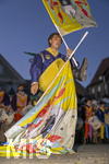 27.06.2026,  Frundsbergfest Mindelheim 2026, ein bekanntes Historisches-Fest im Unterallgäu mit tausenden Mitwirkenden. Die Kreisstadt Mindelheim kehrt für eine Woche ins Mittelalter zurück und feiert ihre historische Geschichte. Stimmungsvolles Altstadtfest und Lagerleben in den Gassen und Strassen. Fahnenschwinger Sbandieratori Sansepolcro, aus Italien am Marienplatz