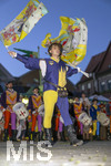 27.06.2026,  Frundsbergfest Mindelheim 2026, ein bekanntes Historisches-Fest im Unterallgäu mit tausenden Mitwirkenden. Die Kreisstadt Mindelheim kehrt für eine Woche ins Mittelalter zurück und feiert ihre historische Geschichte. Stimmungsvolles Altstadtfest und Lagerleben in den Gassen und Strassen. Fahnenschwinger Sbandieratori Sansepolcro, aus Italien am Marienplatz