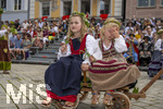 28.06.2026,  Frundsbergfest Mindelheim 2026, ein bekanntes Historisches-Fest im Unterallgäu mit tausenden Mitwirkenden. Die Kreisstadt Mindelheim kehrt für eine Woche ins Mittelalter zurück und feiert ihre historische Geschichte. Am heutigen Sonntag zieht sich der Historische Festzug durch die geschmückte Altstatdt.