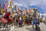 28.06.2026,  Frundsbergfest Mindelheim 2026, ein bekanntes Historisches-Fest im Unterallgäu mit tausenden Mitwirkenden. Die Kreisstadt Mindelheim kehrt für eine Woche ins Mittelalter zurück und feiert ihre historische Geschichte. Am heutigen Sonntag zieht sich der Historische Festzug durch die geschmückte Altstatdt.