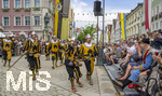 28.06.2026,  Frundsbergfest Mindelheim 2026, ein bekanntes Historisches-Fest im Unterallgäu mit tausenden Mitwirkenden. Die Kreisstadt Mindelheim kehrt für eine Woche ins Mittelalter zurück und feiert ihre historische Geschichte. Am heutigen Sonntag zieht sich der Historische Festzug durch die geschmückte Altstatdt.