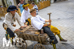 28.06.2026,  Frundsbergfest Mindelheim 2026, ein bekanntes Historisches-Fest im Unterallgäu mit tausenden Mitwirkenden. Die Kreisstadt Mindelheim kehrt für eine Woche ins Mittelalter zurück und feiert ihre historische Geschichte. Am heutigen Sonntag zieht sich der Historische Festzug durch die geschmückte Altstatdt.