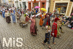 28.06.2026,  Frundsbergfest Mindelheim 2026, ein bekanntes Historisches-Fest im Unterallgäu mit tausenden Mitwirkenden. Die Kreisstadt Mindelheim kehrt für eine Woche ins Mittelalter zurück und feiert ihre historische Geschichte. Am heutigen Sonntag zieht sich der Historische Festzug durch die geschmückte Altstatdt. 