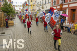 28.06.2026,  Frundsbergfest Mindelheim 2026, ein bekanntes Historisches-Fest im Unterallgäu mit tausenden Mitwirkenden. Die Kreisstadt Mindelheim kehrt für eine Woche ins Mittelalter zurück und feiert ihre historische Geschichte. Am heutigen Sonntag zieht sich der Historische Festzug durch die geschmückte Altstatdt. 