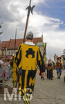 28.06.2026,  Frundsbergfest Mindelheim 2026, ein bekanntes Historisches-Fest im Unterallgäu mit tausenden Mitwirkenden. Die Kreisstadt Mindelheim kehrt für eine Woche ins Mittelalter zurück und feiert ihre historische Geschichte. Am heutigen Sonntag zieht sich der Historische Festzug durch die geschmückte Altstatdt. 