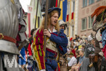 28.06.2026,  Frundsbergfest Mindelheim 2026, ein bekanntes Historisches-Fest im Unterallgäu mit tausenden Mitwirkenden. Die Kreisstadt Mindelheim kehrt für eine Woche ins Mittelalter zurück und feiert ihre historische Geschichte. Am heutigen Sonntag zieht sich der Historische Festzug durch die geschmückte Altstatdt. 
