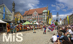 28.06.2026,  Frundsbergfest Mindelheim 2026, ein bekanntes Historisches-Fest im Unterallgäu mit tausenden Mitwirkenden. Die Kreisstadt Mindelheim kehrt für eine Woche ins Mittelalter zurück und feiert ihre historische Geschichte. Am heutigen Sonntag zieht sich der Historische Festzug durch die geschmückte Altstatdt. 