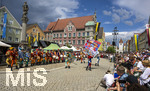 28.06.2026,  Frundsbergfest Mindelheim 2026, ein bekanntes Historisches-Fest im Unterallgäu mit tausenden Mitwirkenden. Die Kreisstadt Mindelheim kehrt für eine Woche ins Mittelalter zurück und feiert ihre historische Geschichte. Am heutigen Sonntag zieht sich der Historische Festzug durch die geschmückte Altstatdt. 