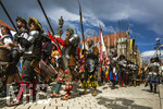 28.06.2026,  Frundsbergfest Mindelheim 2026, ein bekanntes Historisches-Fest im Unterallgäu mit tausenden Mitwirkenden. Die Kreisstadt Mindelheim kehrt für eine Woche ins Mittelalter zurück und feiert ihre historische Geschichte. Am heutigen Sonntag zieht sich der Historische Festzug durch die geschmückte Altstatdt. 