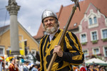 28.06.2026,  Frundsbergfest Mindelheim 2026, ein bekanntes Historisches-Fest im Unterallgäu mit tausenden Mitwirkenden. Die Kreisstadt Mindelheim kehrt für eine Woche ins Mittelalter zurück und feiert ihre historische Geschichte. Am heutigen Sonntag zieht sich der Historische Festzug durch die geschmückte Altstatdt. 