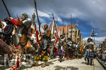 28.06.2026,  Frundsbergfest Mindelheim 2026, ein bekanntes Historisches-Fest im Unterallgäu mit tausenden Mitwirkenden. Die Kreisstadt Mindelheim kehrt für eine Woche ins Mittelalter zurück und feiert ihre historische Geschichte. Am heutigen Sonntag zieht sich der Historische Festzug durch die geschmückte Altstatdt. 