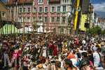 28.06.2026,  Frundsbergfest Mindelheim 2026, ein bekanntes Historisches-Fest im Unterallgäu mit tausenden Mitwirkenden. Die Kreisstadt Mindelheim kehrt für eine Woche ins Mittelalter zurück und feiert ihre historische Geschichte. Am heutigen Sonntag zieht sich der Historische Festzug durch die geschmückte Altstatdt. 