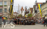 28.06.2026,  Frundsbergfest Mindelheim 2026, ein bekanntes Historisches-Fest im Unterallgäu mit tausenden Mitwirkenden. Die Kreisstadt Mindelheim kehrt für eine Woche ins Mittelalter zurück und feiert ihre historische Geschichte. Am heutigen Sonntag zieht sich der Historische Festzug durch die geschmückte Altstatdt. 