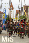 28.06.2026,  Frundsbergfest Mindelheim 2026, ein bekanntes Historisches-Fest im Unterallgäu mit tausenden Mitwirkenden. Die Kreisstadt Mindelheim kehrt für eine Woche ins Mittelalter zurück und feiert ihre historische Geschichte. Am heutigen Sonntag zieht sich der Historische Festzug durch die geschmückte Altstatdt. 