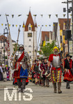 28.06.2026,  Frundsbergfest Mindelheim 2026, ein bekanntes Historisches-Fest im Unterallgäu mit tausenden Mitwirkenden. Die Kreisstadt Mindelheim kehrt für eine Woche ins Mittelalter zurück und feiert ihre historische Geschichte. Am heutigen Sonntag zieht sich der Historische Festzug durch die geschmückte Altstatdt. 