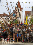28.06.2026,  Frundsbergfest Mindelheim 2026, ein bekanntes Historisches-Fest im Unterallgäu mit tausenden Mitwirkenden. Die Kreisstadt Mindelheim kehrt für eine Woche ins Mittelalter zurück und feiert ihre historische Geschichte. Am heutigen Sonntag zieht sich der Historische Festzug durch die geschmückte Altstatdt. 