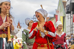 28.06.2026,  Frundsbergfest Mindelheim 2026, ein bekanntes Historisches-Fest im Unterallgäu mit tausenden Mitwirkenden. Die Kreisstadt Mindelheim kehrt für eine Woche ins Mittelalter zurück und feiert ihre historische Geschichte. Am heutigen Sonntag zieht sich der Historische Festzug durch die geschmückte Altstatdt. 