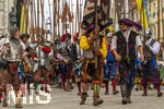 28.06.2026,  Frundsbergfest Mindelheim 2026, ein bekanntes Historisches-Fest im Unterallgäu mit tausenden Mitwirkenden. Die Kreisstadt Mindelheim kehrt für eine Woche ins Mittelalter zurück und feiert ihre historische Geschichte. Am heutigen Sonntag zieht sich der Historische Festzug durch die geschmückte Altstatdt. 