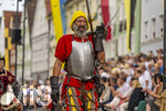 28.06.2026,  Frundsbergfest Mindelheim 2026, ein bekanntes Historisches-Fest im Unterallgäu mit tausenden Mitwirkenden. Die Kreisstadt Mindelheim kehrt für eine Woche ins Mittelalter zurück und feiert ihre historische Geschichte. Am heutigen Sonntag zieht sich der Historische Festzug durch die geschmückte Altstatdt. 