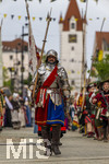 28.06.2026,  Frundsbergfest Mindelheim 2026, ein bekanntes Historisches-Fest im Unterallgäu mit tausenden Mitwirkenden. Die Kreisstadt Mindelheim kehrt für eine Woche ins Mittelalter zurück und feiert ihre historische Geschichte. Am heutigen Sonntag zieht sich der Historische Festzug durch die geschmückte Altstatdt. 