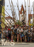 28.06.2026,  Frundsbergfest Mindelheim 2026, ein bekanntes Historisches-Fest im Unterallgäu mit tausenden Mitwirkenden. Die Kreisstadt Mindelheim kehrt für eine Woche ins Mittelalter zurück und feiert ihre historische Geschichte. Am heutigen Sonntag zieht sich der Historische Festzug durch die geschmückte Altstatdt. 