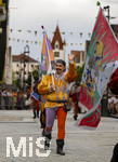 28.06.2026,  Frundsbergfest Mindelheim 2026, ein bekanntes Historisches-Fest im Unterallgäu mit tausenden Mitwirkenden. Die Kreisstadt Mindelheim kehrt für eine Woche ins Mittelalter zurück und feiert ihre historische Geschichte. Am heutigen Sonntag zieht sich der Historische Festzug durch die geschmückte Altstatdt.  