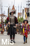 28.06.2026,  Frundsbergfest Mindelheim 2026, ein bekanntes Historisches-Fest im Unterallgäu mit tausenden Mitwirkenden. Die Kreisstadt Mindelheim kehrt für eine Woche ins Mittelalter zurück und feiert ihre historische Geschichte. Am heutigen Sonntag zieht sich der Historische Festzug durch die geschmückte Altstatdt.  