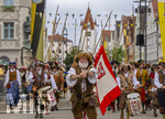 28.06.2026,  Frundsbergfest Mindelheim 2026, ein bekanntes Historisches-Fest im Unterallgäu mit tausenden Mitwirkenden. Die Kreisstadt Mindelheim kehrt für eine Woche ins Mittelalter zurück und feiert ihre historische Geschichte. Am heutigen Sonntag zieht sich der Historische Festzug durch die geschmückte Altstatdt.  