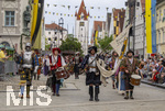 28.06.2026,  Frundsbergfest Mindelheim 2026, ein bekanntes Historisches-Fest im Unterallgäu mit tausenden Mitwirkenden. Die Kreisstadt Mindelheim kehrt für eine Woche ins Mittelalter zurück und feiert ihre historische Geschichte. Am heutigen Sonntag zieht sich der Historische Festzug durch die geschmückte Altstatdt.  