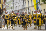 28.06.2026,  Frundsbergfest Mindelheim 2026, ein bekanntes Historisches-Fest im Unterallgäu mit tausenden Mitwirkenden. Die Kreisstadt Mindelheim kehrt für eine Woche ins Mittelalter zurück und feiert ihre historische Geschichte. Am heutigen Sonntag zieht sich der Historische Festzug durch die geschmückte Altstatdt.   Stadtwache 