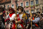 28.06.2026,  Frundsbergfest Mindelheim 2026, ein bekanntes Historisches-Fest im Unterallgäu mit tausenden Mitwirkenden. Die Kreisstadt Mindelheim kehrt für eine Woche ins Mittelalter zurück und feiert ihre historische Geschichte. Am heutigen Sonntag zieht sich der Historische Festzug durch die geschmückte Altstatdt.  
