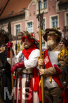 28.06.2026,  Frundsbergfest Mindelheim 2026, ein bekanntes Historisches-Fest im Unterallgäu mit tausenden Mitwirkenden. Die Kreisstadt Mindelheim kehrt für eine Woche ins Mittelalter zurück und feiert ihre historische Geschichte. Am heutigen Sonntag zieht sich der Historische Festzug durch die geschmückte Altstatdt.  