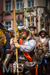 28.06.2026,  Frundsbergfest Mindelheim 2026, ein bekanntes Historisches-Fest im Unterallgäu mit tausenden Mitwirkenden. Die Kreisstadt Mindelheim kehrt für eine Woche ins Mittelalter zurück und feiert ihre historische Geschichte. Am heutigen Sonntag zieht sich der Historische Festzug durch die geschmückte Altstatdt.  