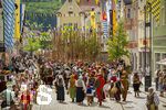 28.06.2026,  Frundsbergfest Mindelheim 2026, ein bekanntes Historisches-Fest im Unterallgäu mit tausenden Mitwirkenden. Die Kreisstadt Mindelheim kehrt für eine Woche ins Mittelalter zurück und feiert ihre historische Geschichte. Am heutigen Sonntag zieht sich der Historische Festzug durch die geschmückte Altstatdt.  