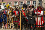 28.06.2026,  Frundsbergfest Mindelheim 2026, ein bekanntes Historisches-Fest im Unterallgäu mit tausenden Mitwirkenden. Die Kreisstadt Mindelheim kehrt für eine Woche ins Mittelalter zurück und feiert ihre historische Geschichte. Am heutigen Sonntag zieht sich der Historische Festzug durch die geschmückte Altstatdt.  Wolfgang Streitel, Darsteller von Jörg von Frundsberg nach dem Umzug.