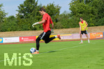 29.06.2026, Bad Wörishofen, Deutschland, Swiss Football League, SFL 2026/2027, Der FC Vaduz startet mit der ersten Trainingseinheit in sein Sommertrainingslager in Bad Wörishofen (Unterallgäu). Der Verein bereitet sich dort auf die Saison 2026/2027 vor. Leon Schaffran (FC Vaduz)