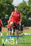 29.06.2026, Bad Wörishofen, Deutschland, Swiss Football League, SFL 2026/2027, Der FC Vaduz startet mit der ersten Trainingseinheit in sein Sommertrainingslager in Bad Wörishofen (Unterallgäu). Der Verein bereitet sich dort auf die Saison 2026/2027 vor. Alessio Hasler (FC Vaduz)