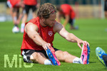 29.06.2026, Bad Wörishofen, Deutschland, Swiss Football League, SFL 2026/2027, Der FC Vaduz startet mit der ersten Trainingseinheit in sein Sommertrainingslager in Bad Wörishofen (Unterallgäu). Der Verein bereitet sich dort auf die Saison 2026/2027 vor. Nicolas Hasler (FC Vaduz)