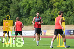 29.06.2026, Bad Wörishofen, Deutschland, Swiss Football League, SFL 2026/2027, Der FC Vaduz startet mit der ersten Trainingseinheit in sein Sommertrainingslager in Bad Wörishofen (Unterallgäu). Der Verein bereitet sich dort auf die Saison 2026/2027 vor. Marcel Monsberger (FC Vaduz)