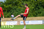 29.06.2026, Bad Wörishofen, Deutschland, Swiss Football League, SFL 2026/2027, Der FC Vaduz startet mit der ersten Trainingseinheit in sein Sommertrainingslager in Bad Wörishofen (Unterallgäu). Der Verein bereitet sich dort auf die Saison 2026/2027 vor. Alessio Hasler (FC Vaduz)