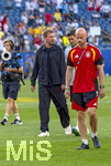 29.06.2026, Fussball Weltmeisterschaft 2026 in den USA, Sechzehntelfinale, Deutschland - Paraguay, im Gillette Stadium (Boston (Foxborough)), Die Deutsche Mannschaft ist im Elfmeterschiessen aus dem Turnier geflogen. v.li: Bundestrainer Julian Nagelsmann (Deutschland), Co-Trainer Benjamin Glück (Deutschland), Athletiktrainer Krunoslav Banovcic enttäuschter Abgang.

