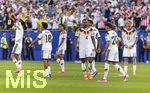 29.06.2026, Fussball Weltmeisterschaft 2026 in den USA, Sechzehntelfinale, Deutschland - Paraguay, im Gillette Stadium (Boston (Foxborough)), Elfmeterschiessen nach Verlängerung, Kai Hawertz (Deutschland), Nathaniel Brown (Deutschland), Jamal Musiala (Deutschland), Jonathan Tah (Deutschland), Nadiem Amiri (Deutschland), Nick Woltemade (Deutschland) 


