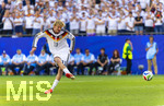 29.06.2026, Fussball Weltmeisterschaft 2026 in den USA, Sechzehntelfinale, Deutschland - Paraguay, im Gillette Stadium (Boston (Foxborough)), Elfmeterschiessen nach Verlängerung, Nick Woltemade (Deutschland) tritt den Elfmeter 


