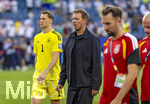29.06.2026, Fussball Weltmeisterschaft 2026 in den USA, Sechzehntelfinale, Deutschland - Paraguay, im Gillette Stadium (Boston (Foxborough)), Die Deutsche Mannschaft ist im Elfmeterschiessen aus dem Turnier geflogen. v.li: Torwart Manuel Neuer (Deutschland) und Bundestrainer Julian Nagelsmann (Deutschland) enttäuschter Abgang


