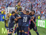 29.06.2026, Fussball Weltmeisterschaft 2026 in den USA, Sechzehntelfinale, Deutschland - Paraguay, im Gillette Stadium (Boston (Foxborough)), Elfmeterschiessen nach Verlängerung, Jubelo bei den Sieger,



